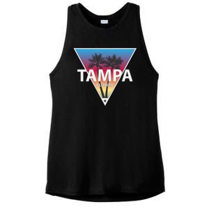 Tampa Florida Ladies PosiCharge Tri-Blend Wicking Tank