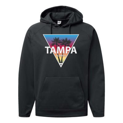 Tampa Florida Performance Fleece Hoodie