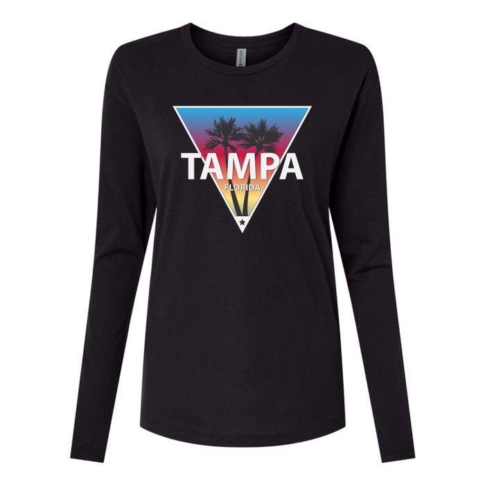 Tampa Florida Womens Cotton Relaxed Long Sleeve T-Shirt