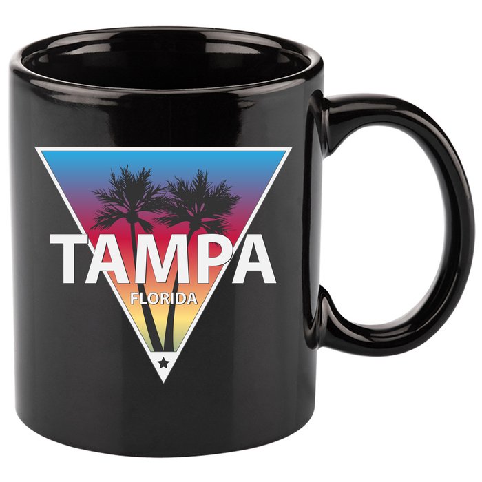 Tampa Florida 11oz C Handle Ceramic Mug