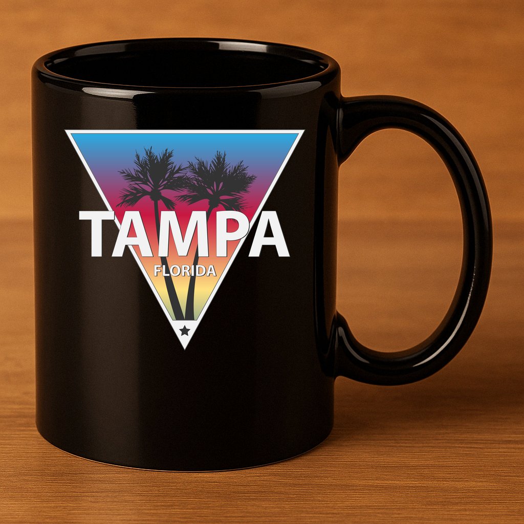 Tampa Florida 11oz C Handle Ceramic Mug