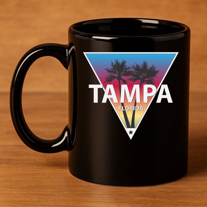 Tampa Florida 11oz C Handle Ceramic Mug