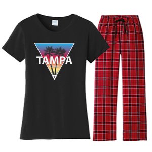 Tampa Florida Women's Flannel Pajama Set