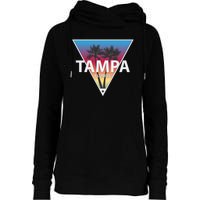 Tampa Florida Womens Funnel Neck Pullover Hood