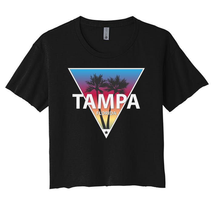 Tampa Florida Women's Crop Top Tee