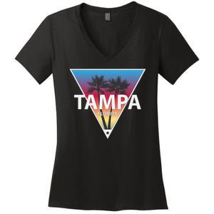 Tampa Florida Women's V-Neck T-Shirt