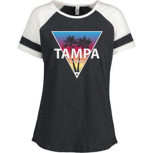 Tampa Florida Enza Ladies Jersey Colorblock Tee