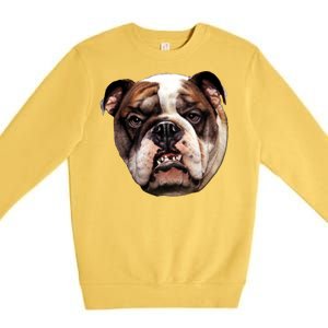 Tan Bulldog Premium Crewneck Sweatshirt