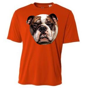 Tan Bulldog Cooling Performance Crew T-Shirt