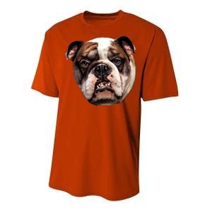 Tan Bulldog Performance Sprint T-Shirt