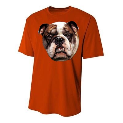 Tan Bulldog Performance Sprint T-Shirt