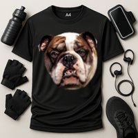 Tan Bulldog Cooling Performance Crew T-Shirt