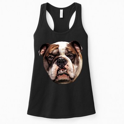Tan Bulldog Womens Tank Top