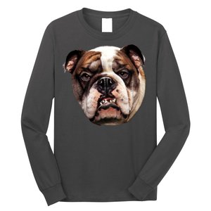 Tan Bulldog Long Sleeve Shirt