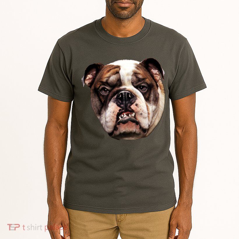 Tan Bulldog Tall T-Shirt