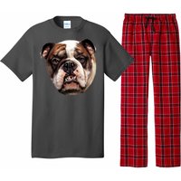 Tan Bulldog Pajama Set