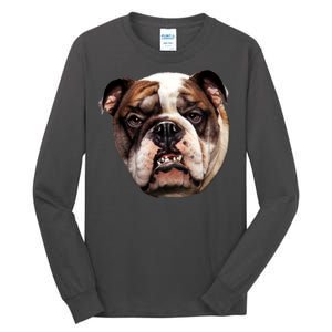 Tan Bulldog Tall Long Sleeve T-Shirt