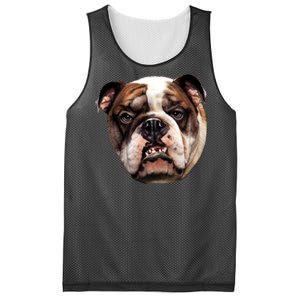 Tan Bulldog Mesh Reversible Basketball Jersey Tank