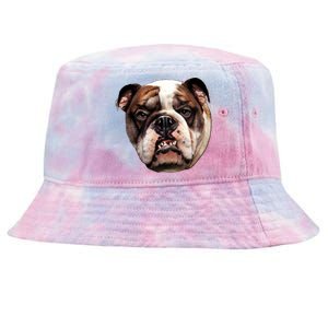 Tan Bulldog Tie-Dyed Bucket Hat