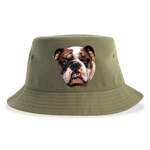 Tan Bulldog Sustainable Bucket Hat