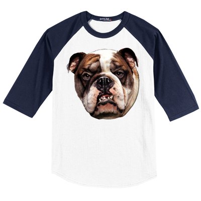 Tan Bulldog Baseball Sleeve Shirt