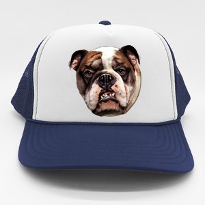 Tan Bulldog Trucker Hat