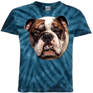 Tan Bulldog Kids Tie-Dye T-Shirt