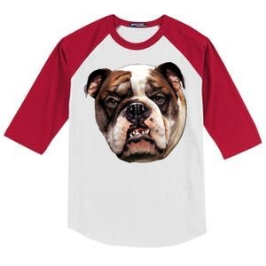 Tan Bulldog Kids Colorblock Raglan Jersey