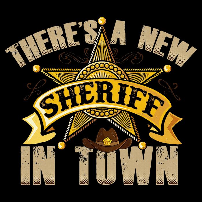 ThereS A New Sheriff In Town Deputy Sheriff Police Officer Cooling Performance Long Sleeve Crew