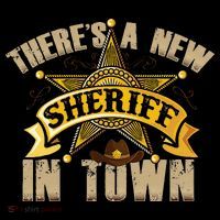 ThereS A New Sheriff In Town Deputy Sheriff Police Officer Toddler T-Shirt