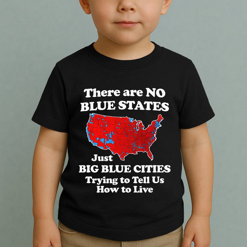 There Are No Blue States Only Big Blue Cities Toddler T-Shirt