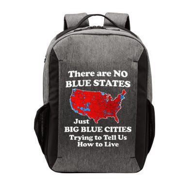 There Are No Blue States Only Big Blue Cities Vector Backpack