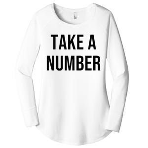 Take A Number Women's Perfect Tri Tunic Long Sleeve Shirt