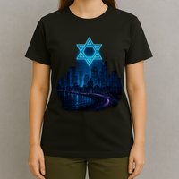 Tel Aviv Neon Futuristic T-Shirt
