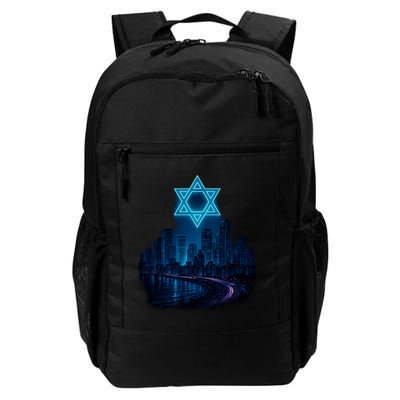 Tel Aviv Neon Futuristic Backpack