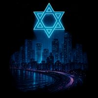 Tel Aviv Neon Futuristic 16 in Basic Backpack