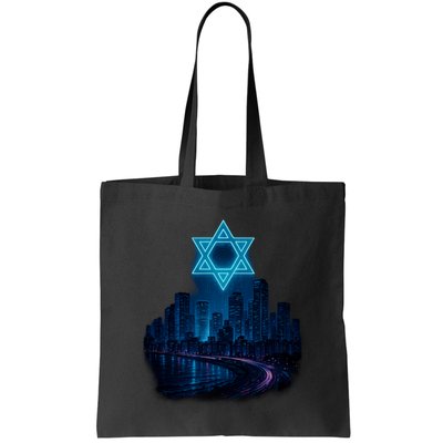 Tel Aviv Neon Futuristic Bag