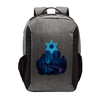 Tel Aviv Neon Futuristic Vector Backpack