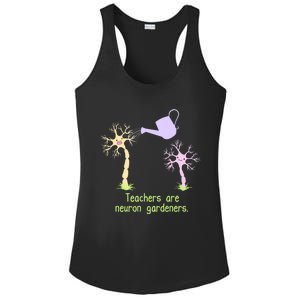 Teachers Are Neuron Gardeners Ladies PosiCharge Competitor Racerback Tank