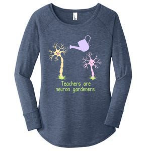 Teachers Are Neuron Gardeners Women's Perfect Tri Tunic Long Sleeve Shirt