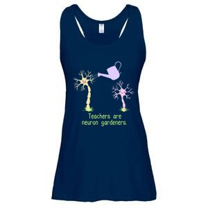 Teachers Are Neuron Gardeners Ladies Essential Flowy Tank