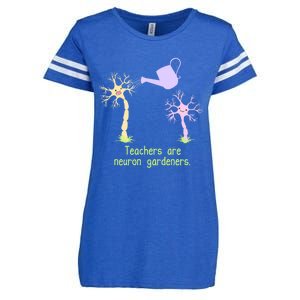 Teachers Are Neuron Gardeners Enza Ladies Jersey Football T-Shirt