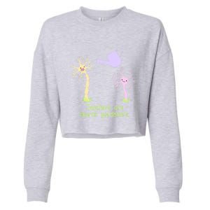 Teachers Are Neuron Gardeners Cropped Pullover Crew