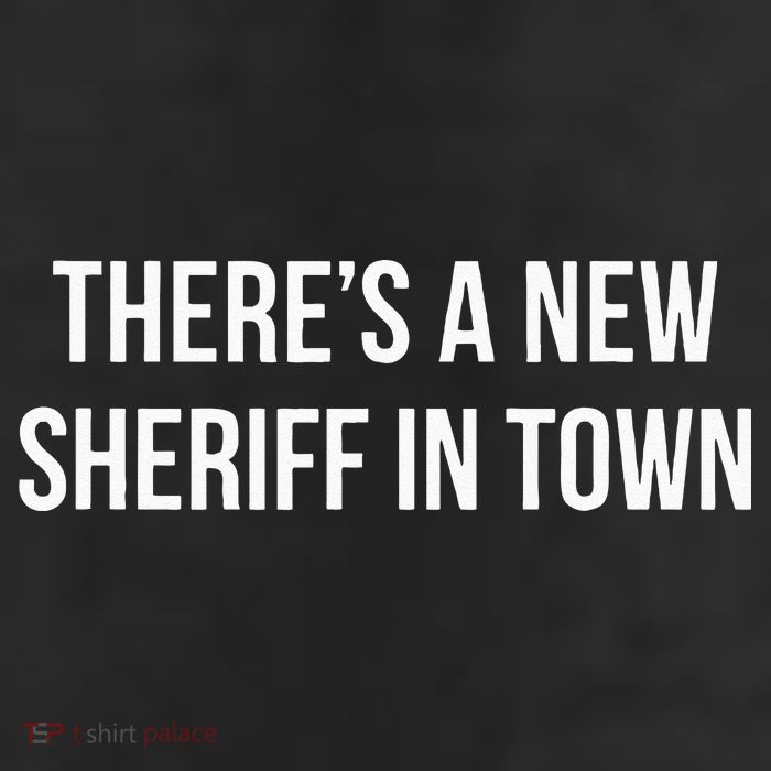Theres A New Sheriff In Town Cool Comfort Performance Bucket Hat