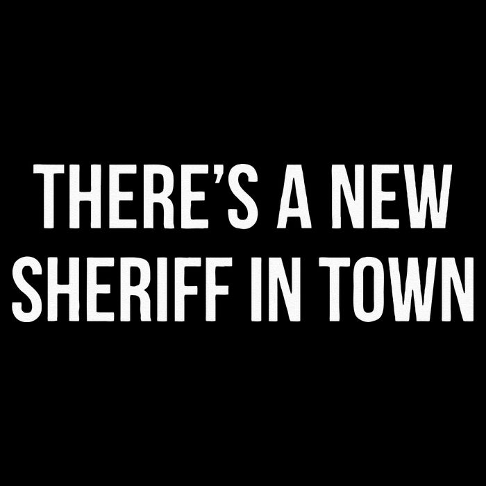 Theres A New Sheriff In Town Backpack