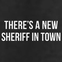 Theres A New Sheriff In Town Microfiber Hand Towel