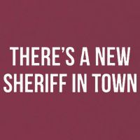 Theres A New Sheriff In Town 16oz Travel Tumbler