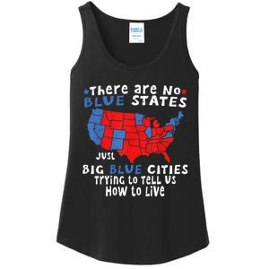 There Are No Blue States Only Big Blue Cities Ladies Essential Tank