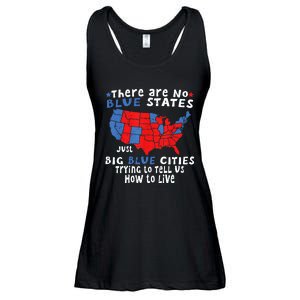 There Are No Blue States Only Big Blue Cities Ladies Essential Flowy Tank