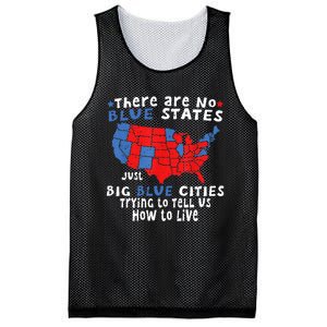 There Are No Blue States Only Big Blue Cities Mesh Reversible Basketball Jersey Tank